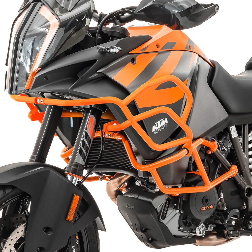 Crash bar, model XL, pentru KTM 1050 Adventure 15-16, Partea superioara, Portocaliu Protectie motor