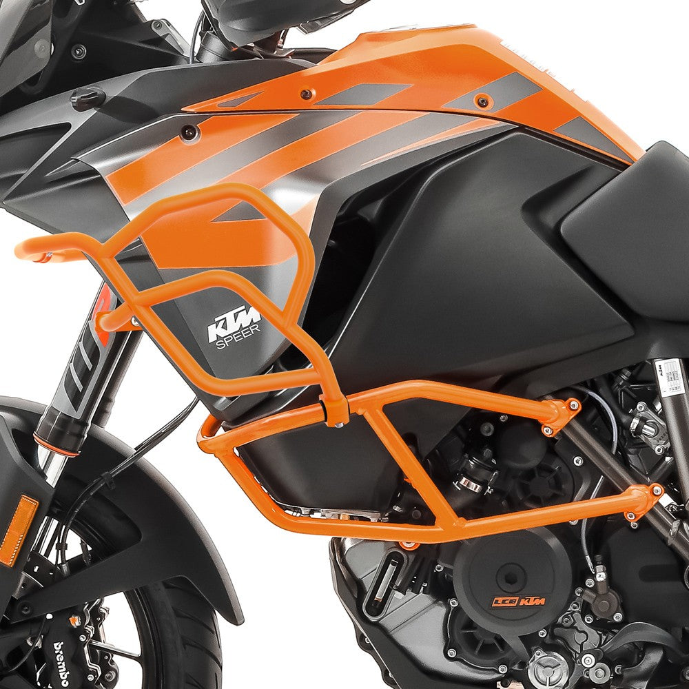 Crash bar, model XL, pentru KTM 1050 Adventure 15-16, Partea superioara, Portocaliu Protectie motor
