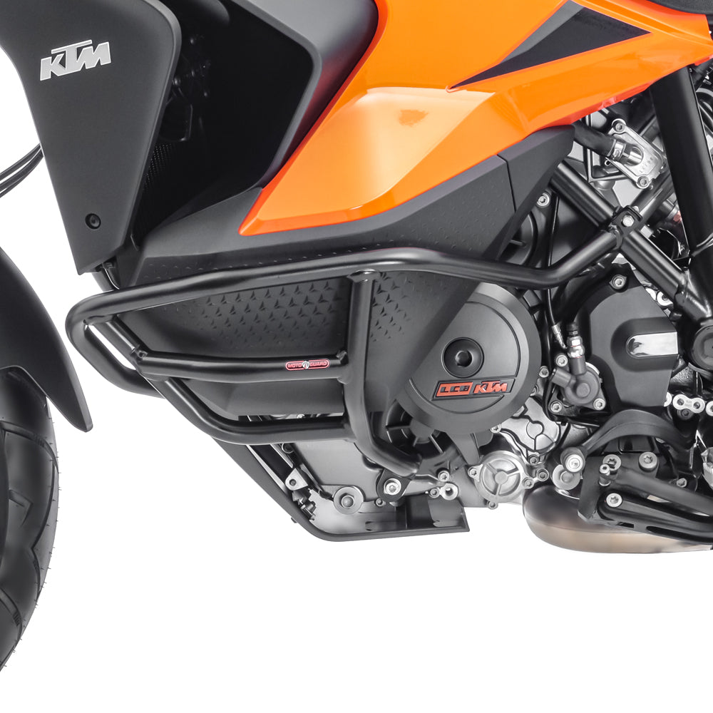 Crash bar pentru KTM 1290 Super Adventure R / S 21-24, Partea de jos, Negru Protectie motor