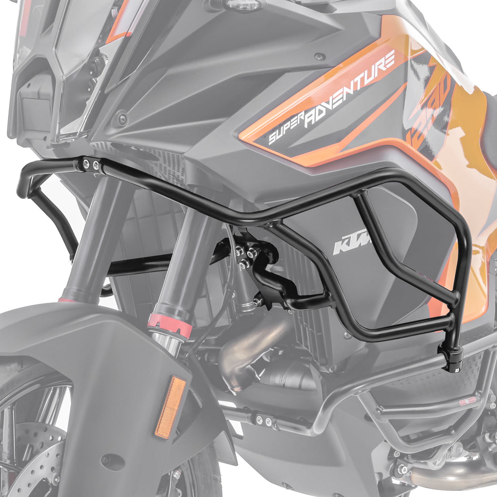 Crash bar pentru KTM 1290 Super Adventure R / S 21-24, Partea superioara, Negru Protectie motor