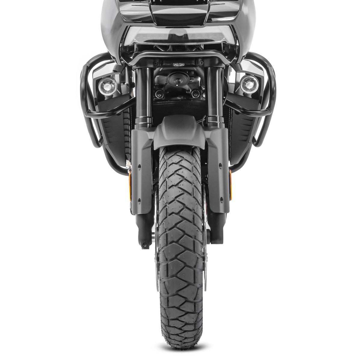 Crash bar pentru Harley Davidson Pan America 1250 21-23, Partea inferioara, Negru Protectie motor