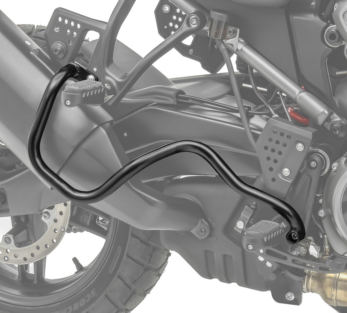 Crash bar pentru Harley Davidson  Pan America 1250 / Special 21-24, Partea de jos, Negru Protectie motor