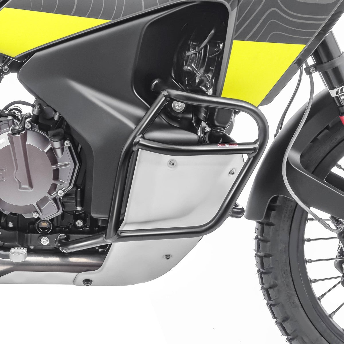 Crash bar pentru Husqvarna Norden 901 21-22, Partea de jos, Negru Protectie motor