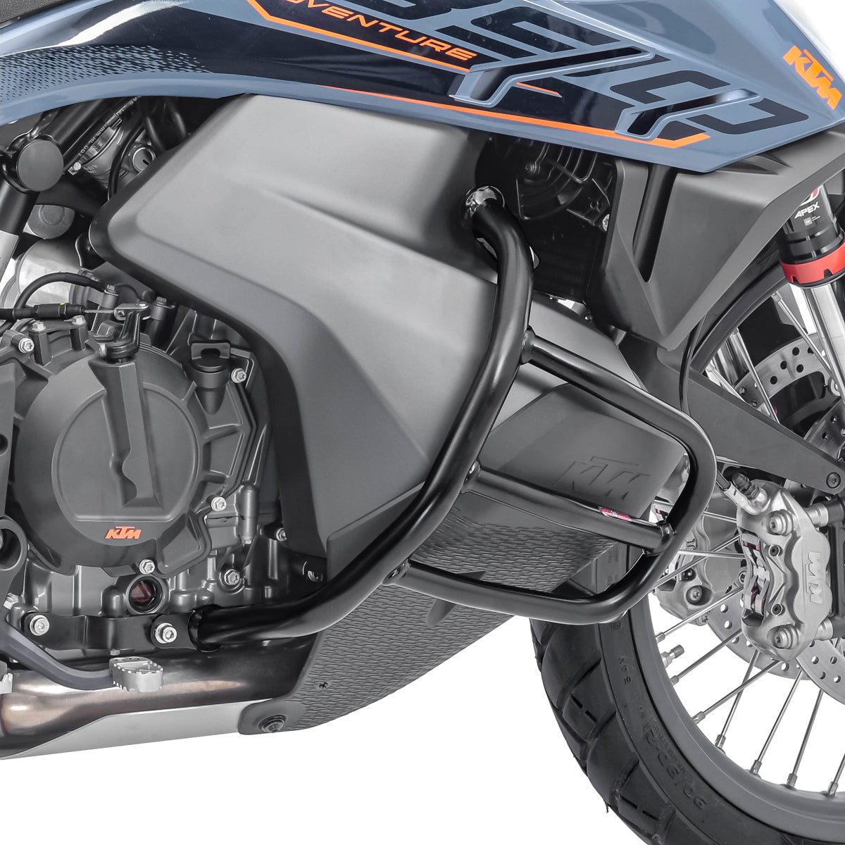 Crash bar pentru KTM 890 Adventure/ R 21-22, Partea inferioara, Negru Protectie motor