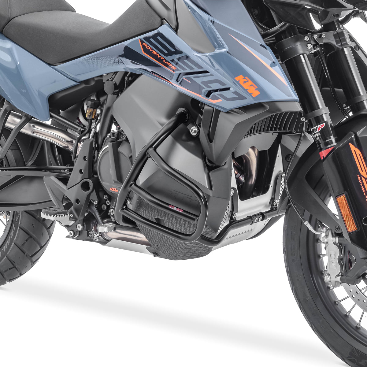 Crash bar pentru KTM 890 Adventure/ R 21-22, Partea inferioara, Negru Protectie motor