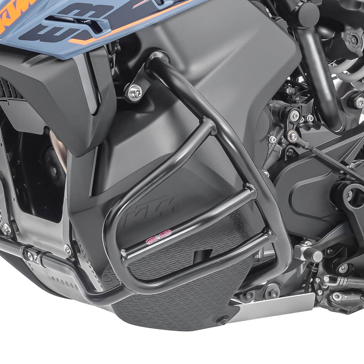 Crash bar pentru KTM 890 Adventure/ R 21-22, Partea inferioara, Negru Protectie motor