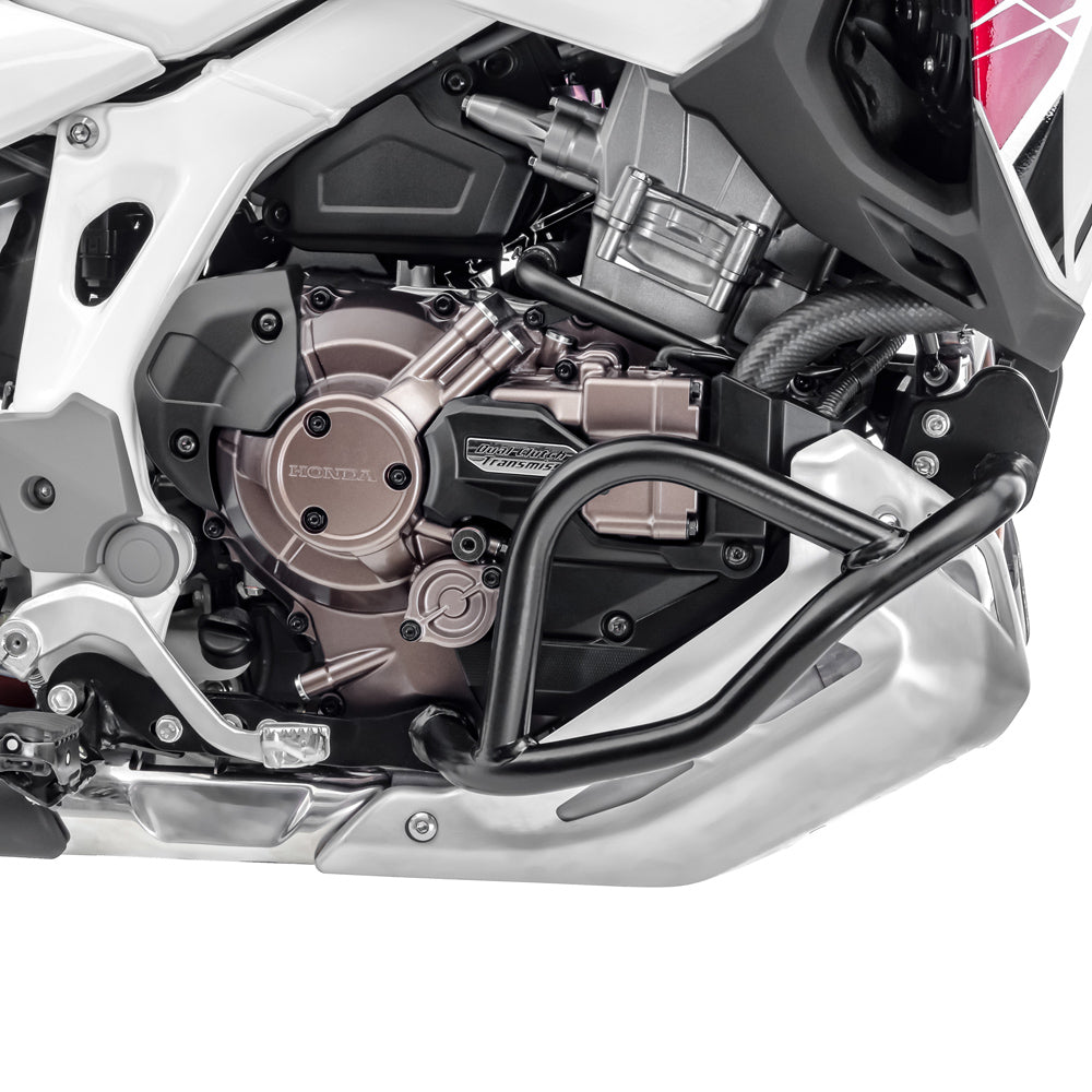 Crash bar pentru Honda Africa Twin Adventure Sports 1100 20-23, Partea de jos, Negru Protectie motor