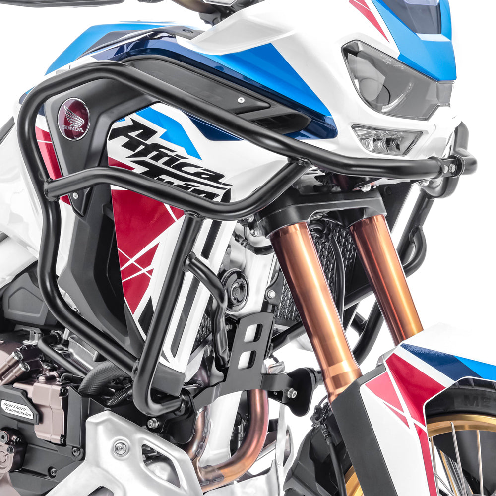 Crash bar pentru Honda Africa Twin Adventure Sports 1100 20-23, Partea de sus, Negru Protectie motor