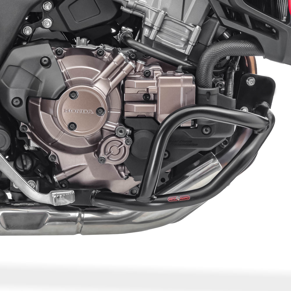 Crash bar pentru Honda Africa Twin 1000 L 16-19, Partea de jos, Negru Protectie motor