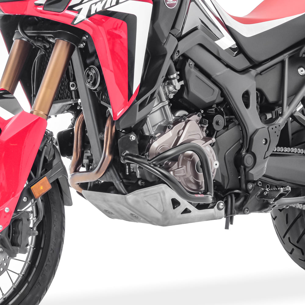 Crash bar pentru Honda Africa Twin 1000 L 16-19, Partea de jos, Negru Protectie motor