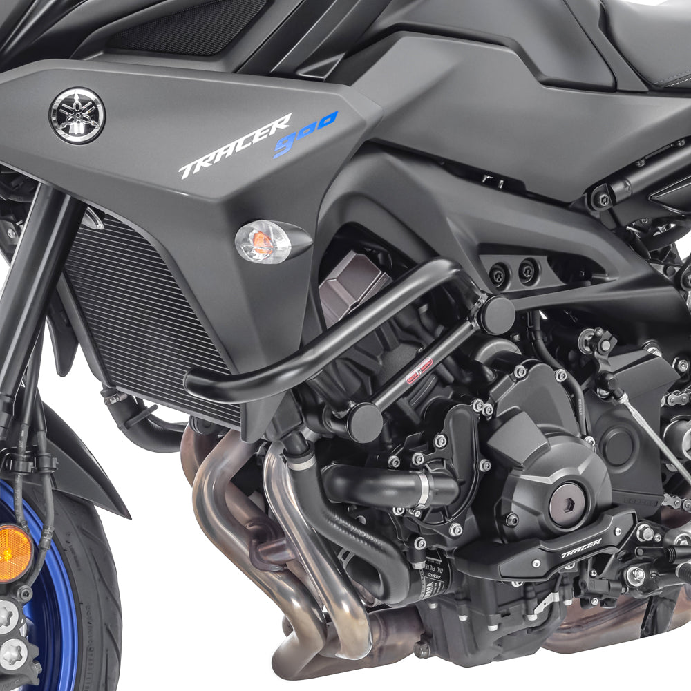 Crash bar pentru Yamaha MT-09 13-16 / Tracer 900 15-20, Partea de sus, Negru Protectie motor