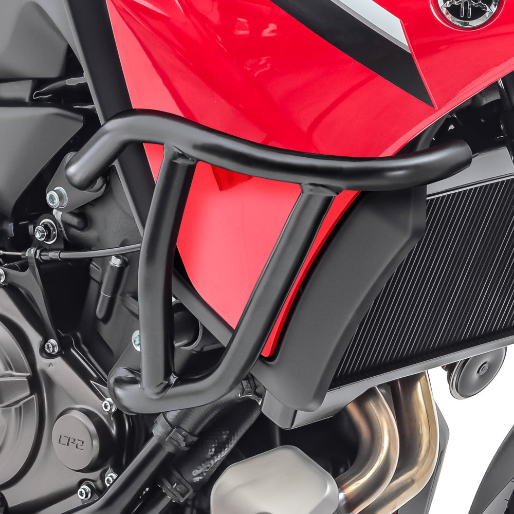 Crash bar pentru Yamaha Tracer 7 / GT 21-24  , Partea de sus, Negru Protectie motor