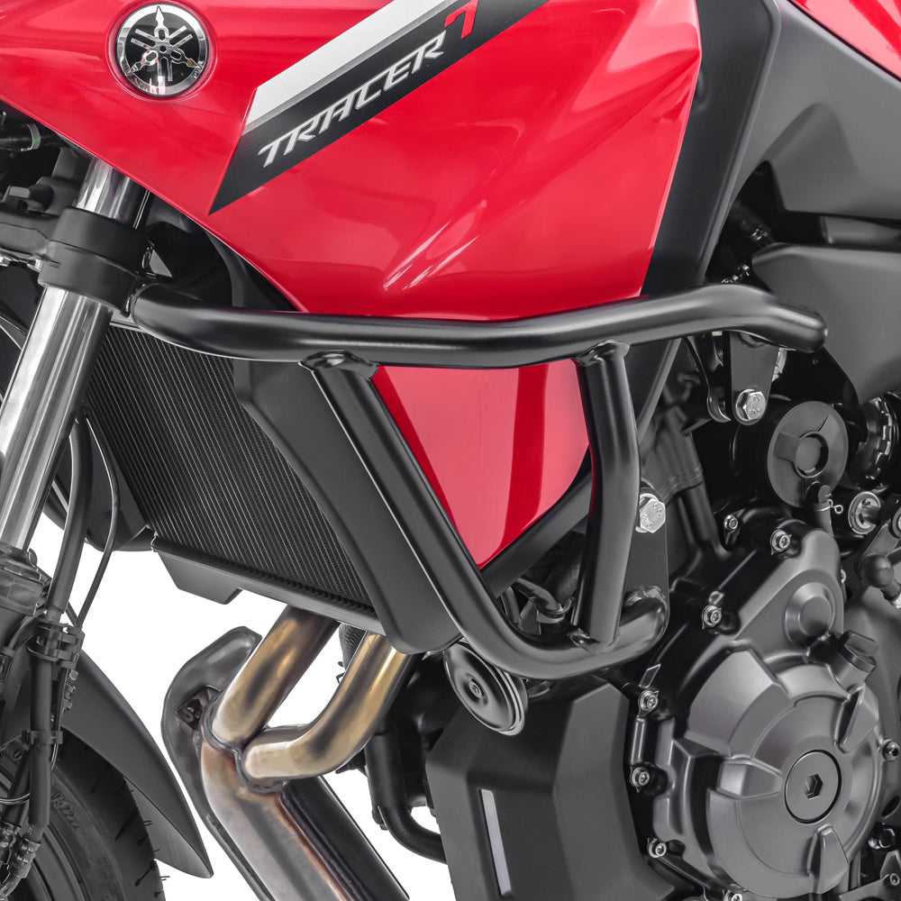 Crash bar pentru Yamaha Tracer 7 / GT 21-24  , Partea de sus, Negru Protectie motor