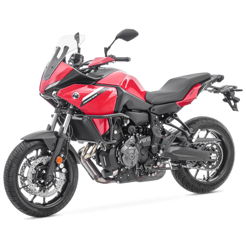 Crash bar pentru Yamaha Tracer 7 / GT 21-24  , Partea de sus, Negru Protectie motor