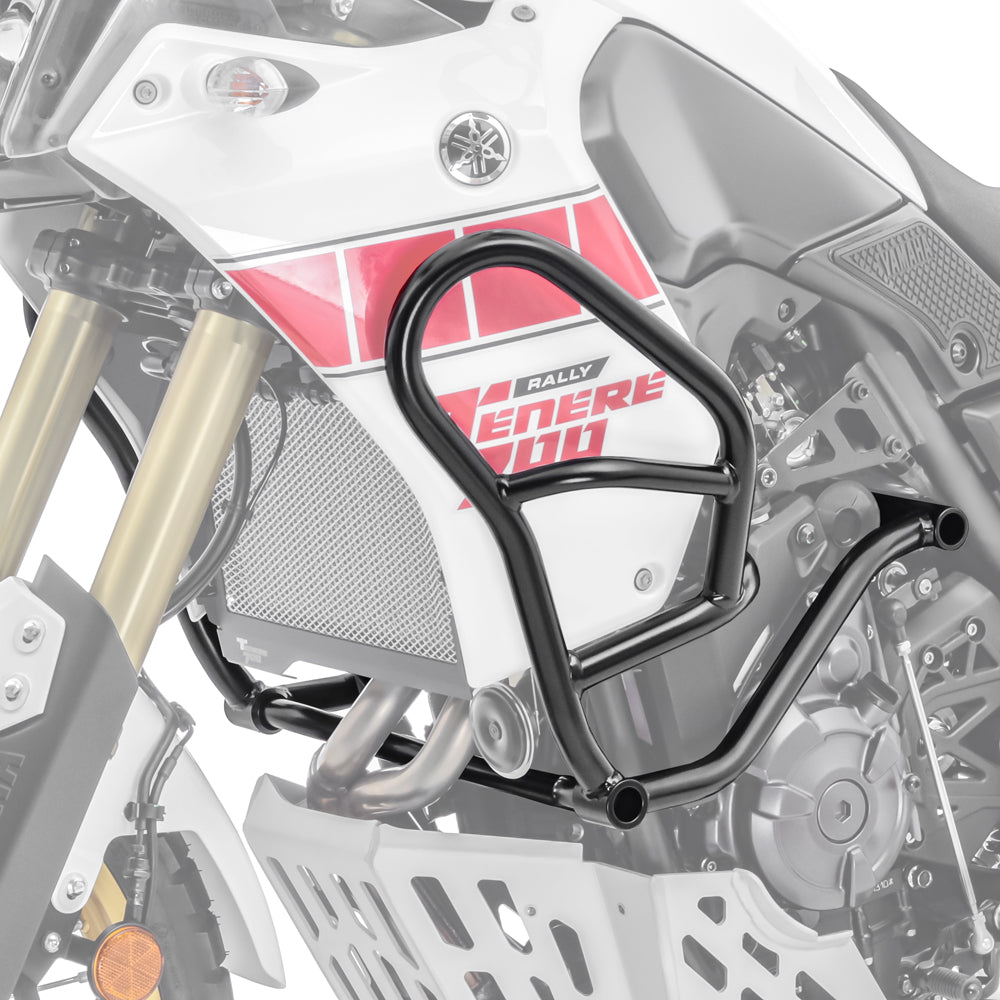 Crash bar pentru Yamaha Tenere 700 19-23, Partea de sus, Negru Protectie motor