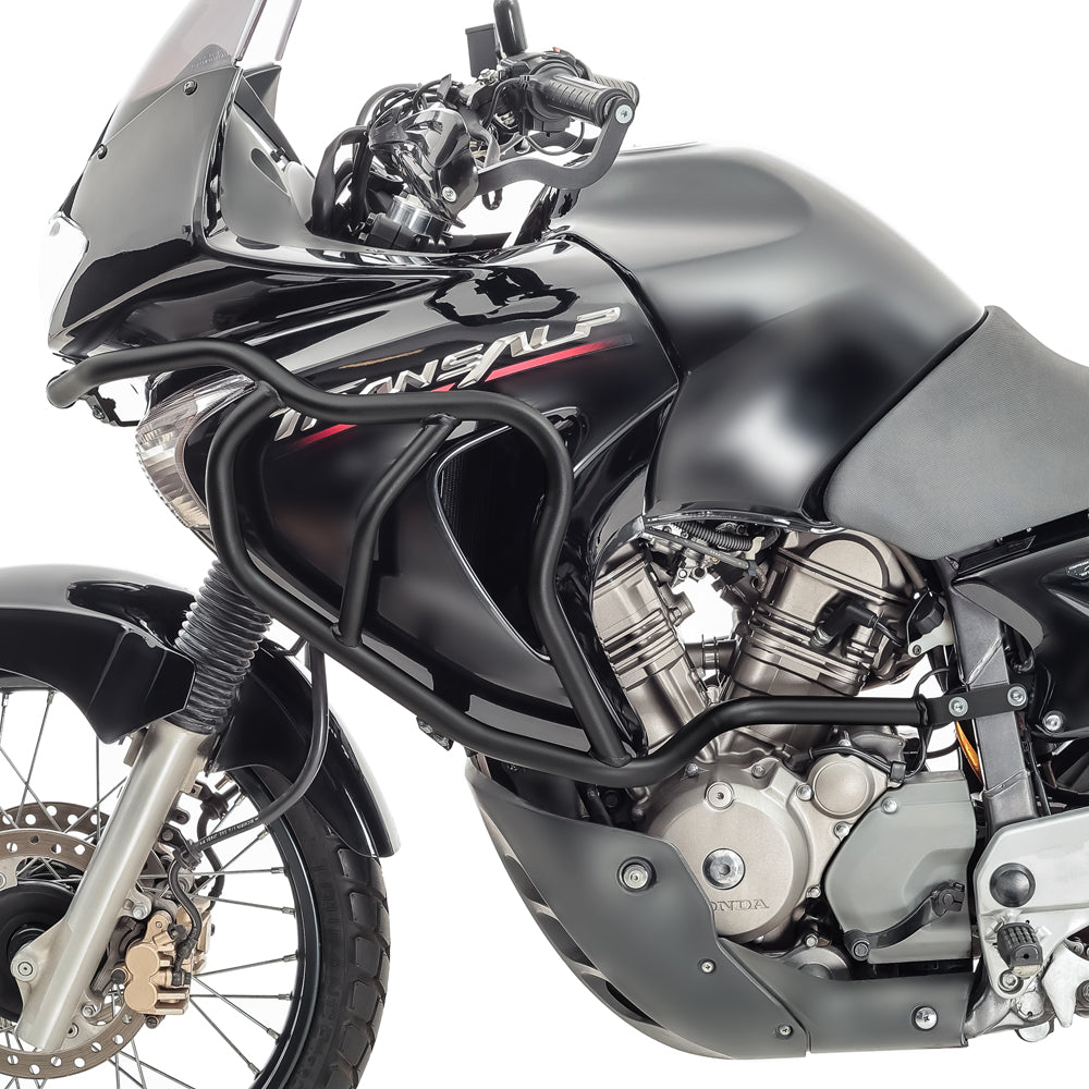 Crash bar pentru Honda Transalp XL 650 V 00-07, Partea Superioara, Negru Protectie motor