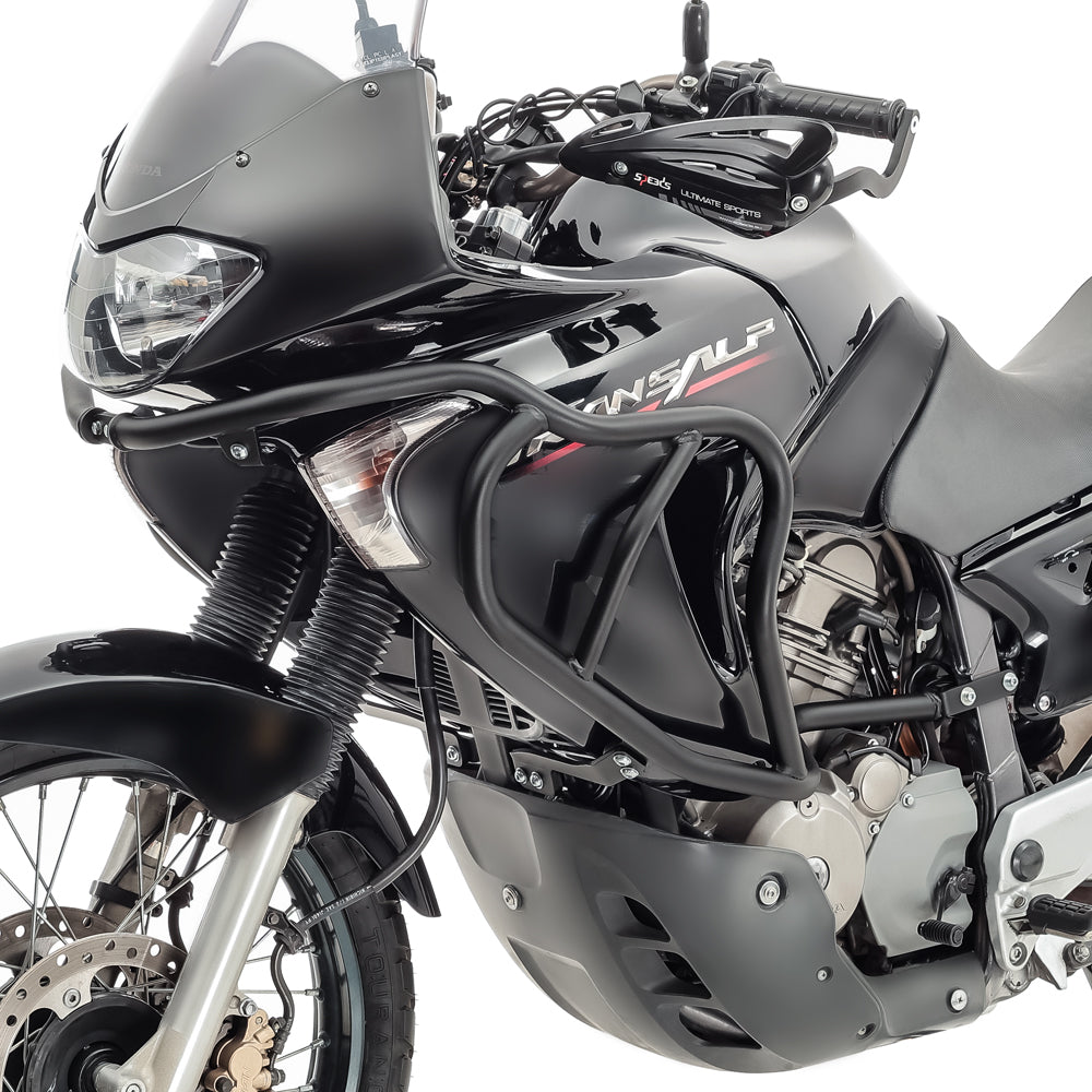 Crash bar pentru Honda Transalp XL 650 V 00-07, Partea Superioara, Negru Protectie motor