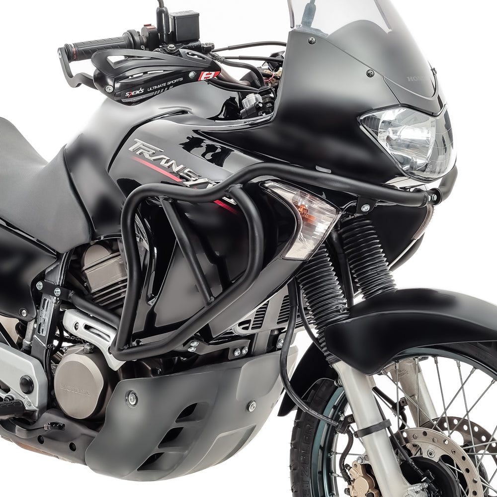 Crash bar pentru Honda Transalp XL 650 V 00-07, Partea Superioara, Negru Protectie motor
