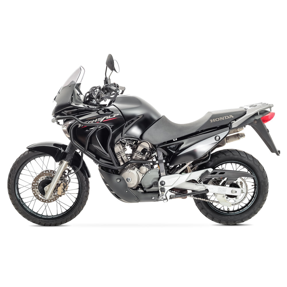 Crash bar pentru Honda Transalp XL 650 V 00-07, Partea Superioara, Negru Protectie motor