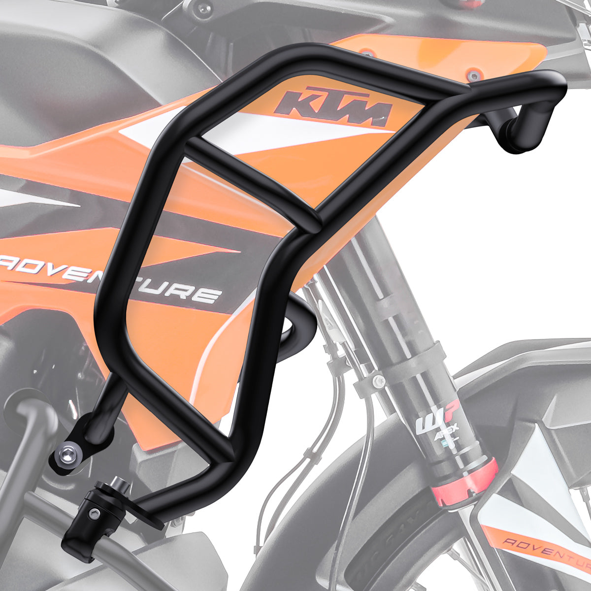 Crash bar pentru KTM 790 / 890 Adventure / R 23-24  Partea superioara, Negru Protectie motor