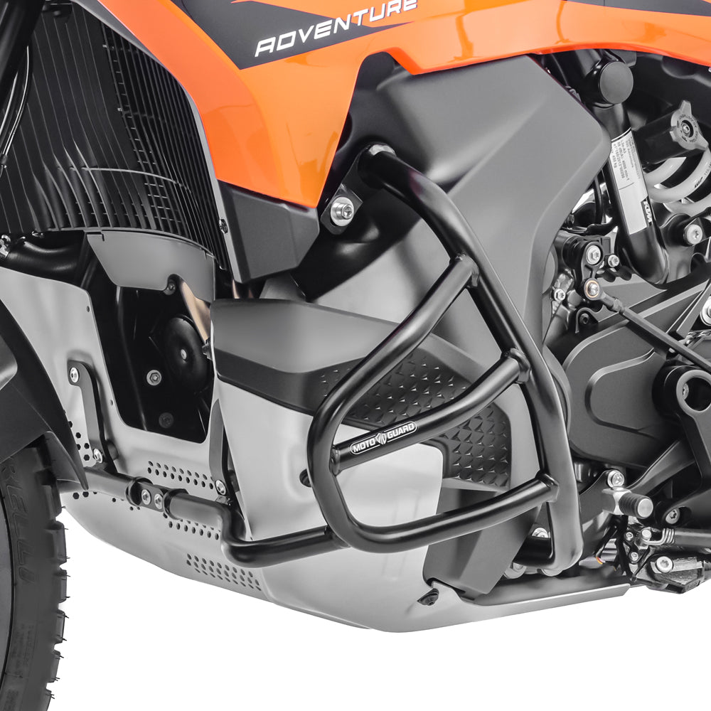 Crash bar pentru KTM 790 / 890 Adventure / R 23-24, Partea de jos, Negru Protectie motor