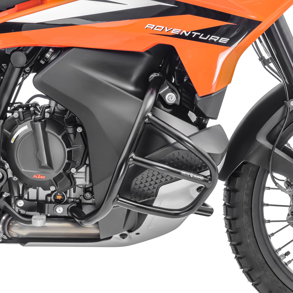 Crash bar pentru KTM 790 / 890 Adventure / R 23-24, Partea de jos, Negru Protectie motor