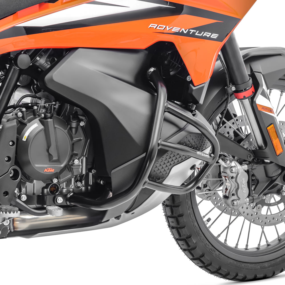 Crash bar pentru KTM 790 / 890 Adventure / R 23-24, Partea de jos, Negru Protectie motor