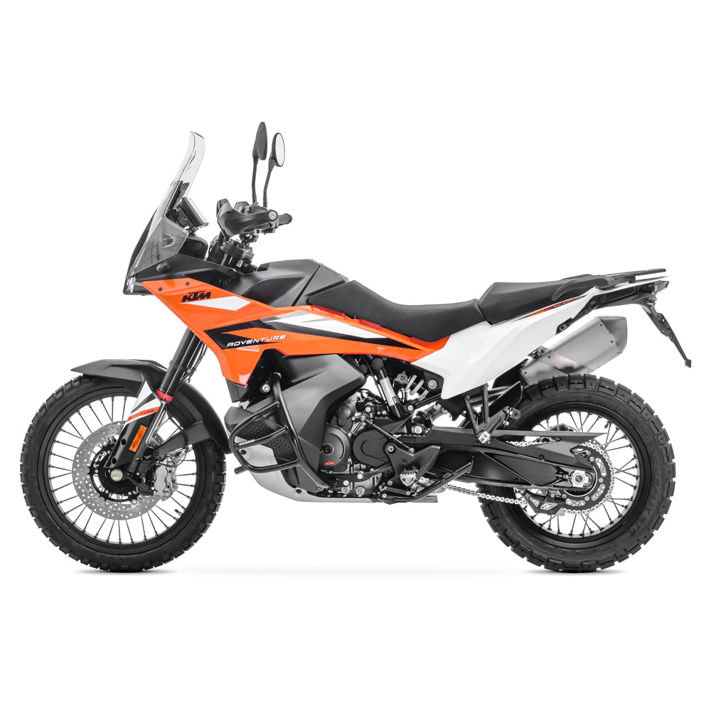 Crash bar pentru KTM 790 / 890 Adventure / R 23-24, Partea de jos, Negru Protectie motor