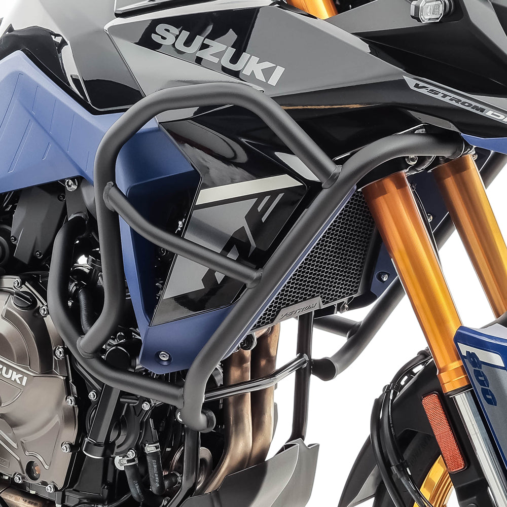 Crash bar pentru Suzuki V-Strom 800 DE 2023, Partea de sus, Negru Protectie motor