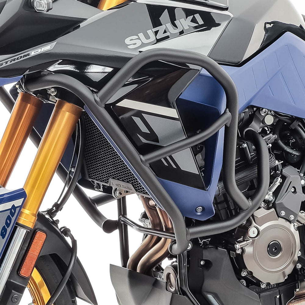 Crash bar pentru Suzuki V-Strom 800 DE 2023, Partea de sus, Negru Protectie motor