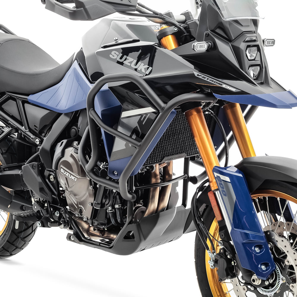 Crash bar pentru Suzuki V-Strom 800 DE 2023, Partea de sus, Negru Protectie motor