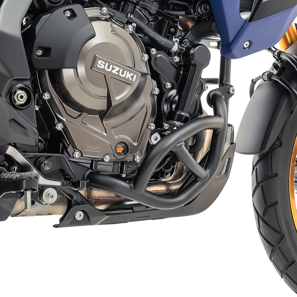 Crash bar pentru Suzuki V-Strom 800 DE 2023, Partea de jos, Negru Protectie motor