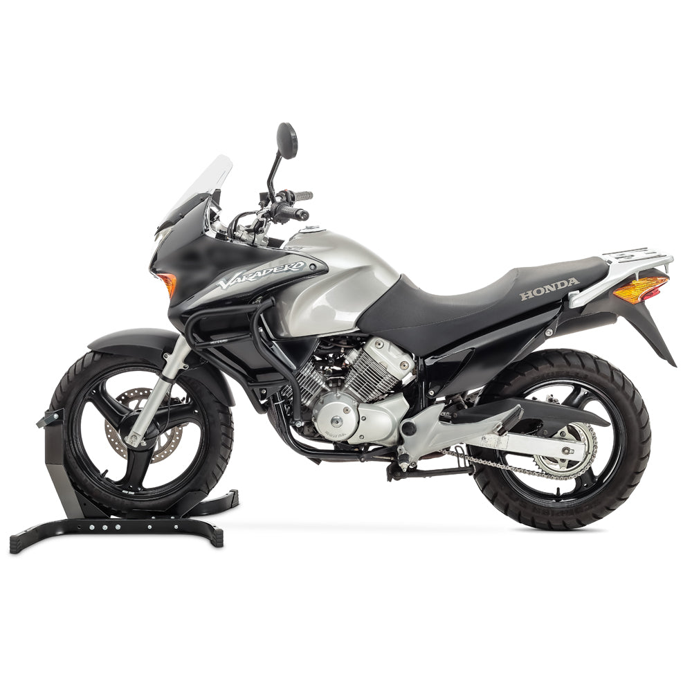 Crash bar pentru Honda Varadero 125 01-06, Partea de sus, Negru Protectie motor