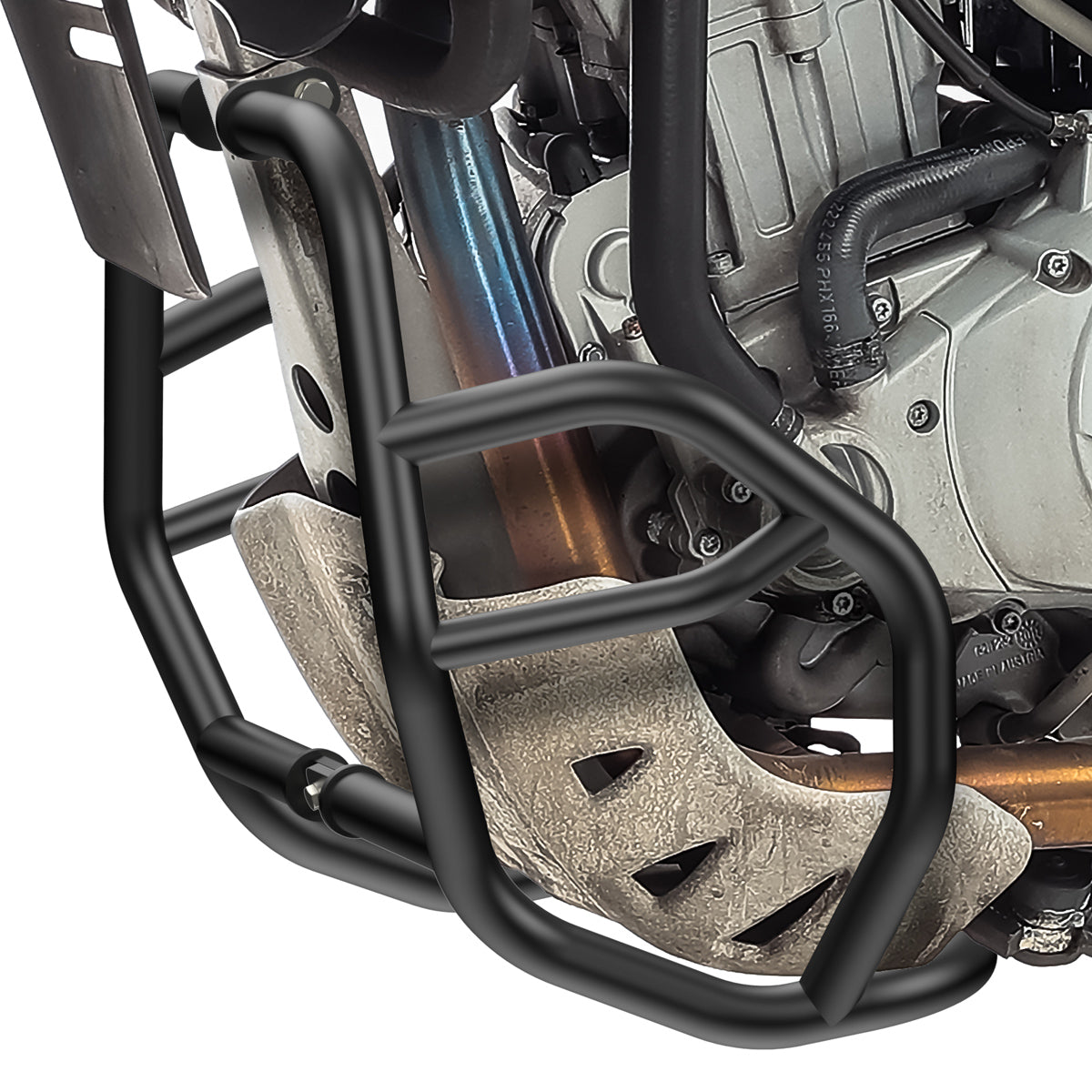 Crash bar pentru BMW F 650 GS 00-07, Partea de jos, Negru Protectie motor