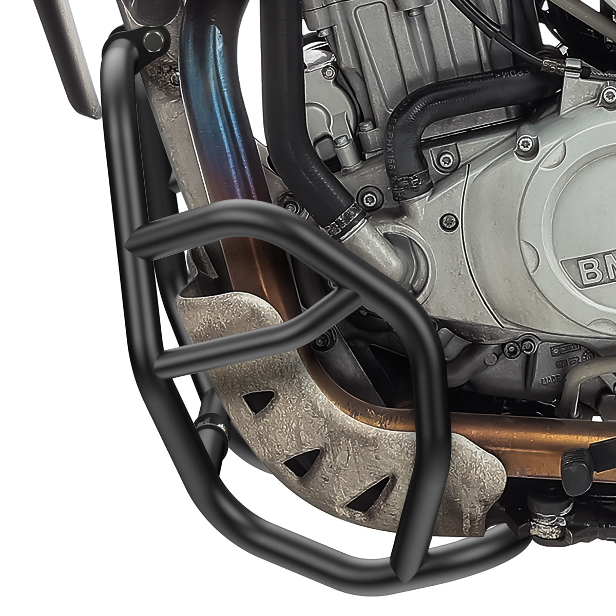 Crash bar pentru BMW F 650 GS 00-07, Partea de jos, Negru Protectie motor