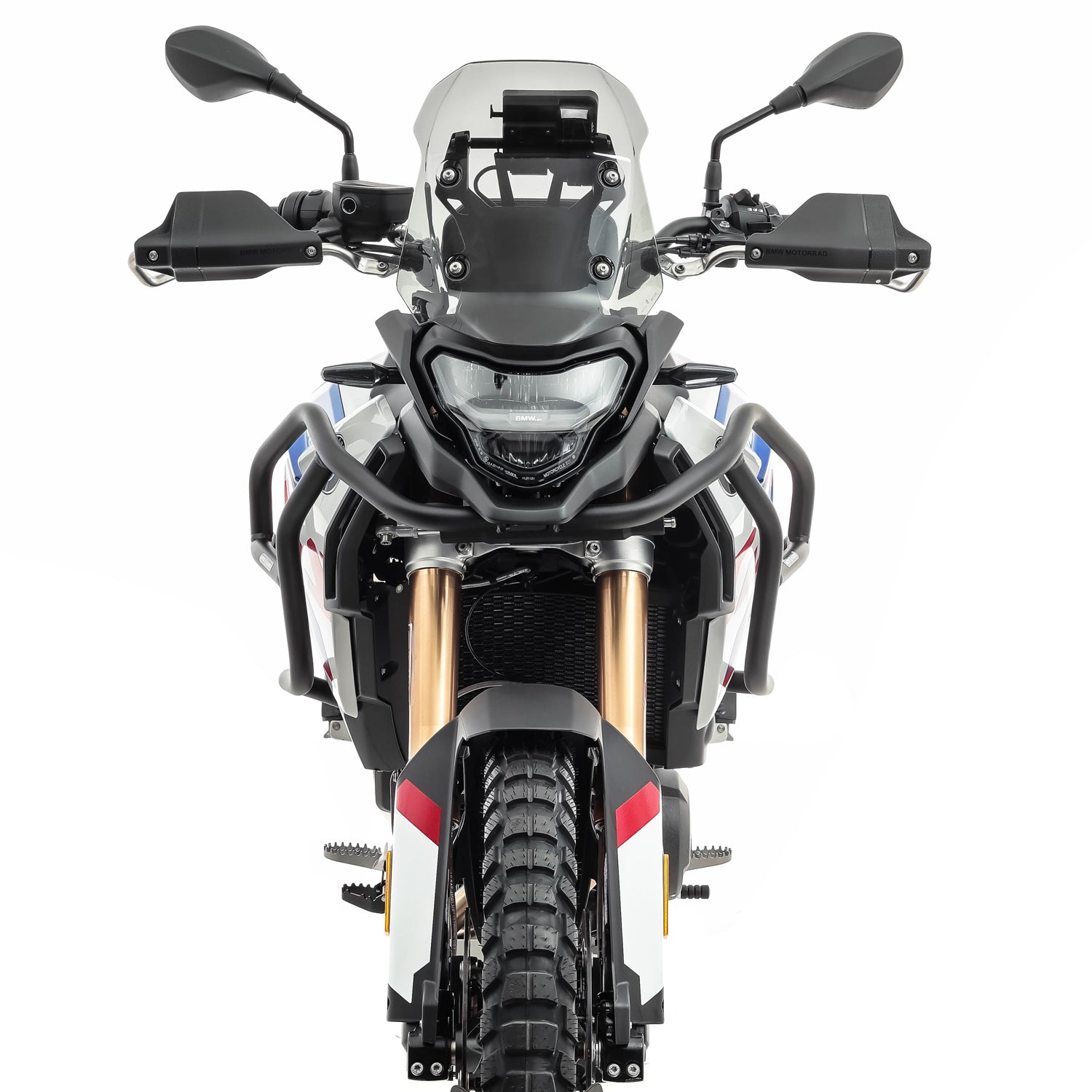 Crash bar, pentru BMW F 900 GS 2024, Partea superioara, Negru Protectie motor