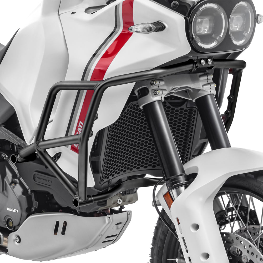 Crash bar pentru Ducati DesertX 22-24 , Partea de sus, Negru Protectie motor