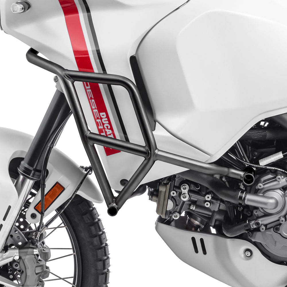 Crash bar pentru Ducati DesertX 22-24 , Partea de sus, Negru Protectie motor