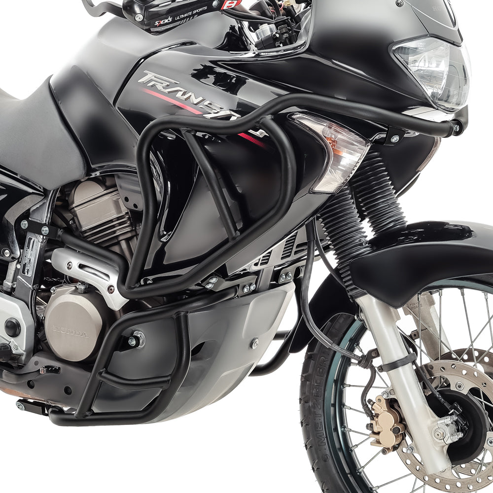 Crash bar pentru Honda Transalp XL 650 V 00-07, Full set, Negru Protectie motor