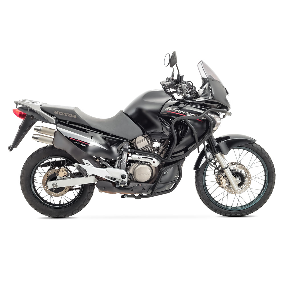 Crash bar pentru Honda Transalp XL 650 V 00-07, Full set, Negru Protectie motor