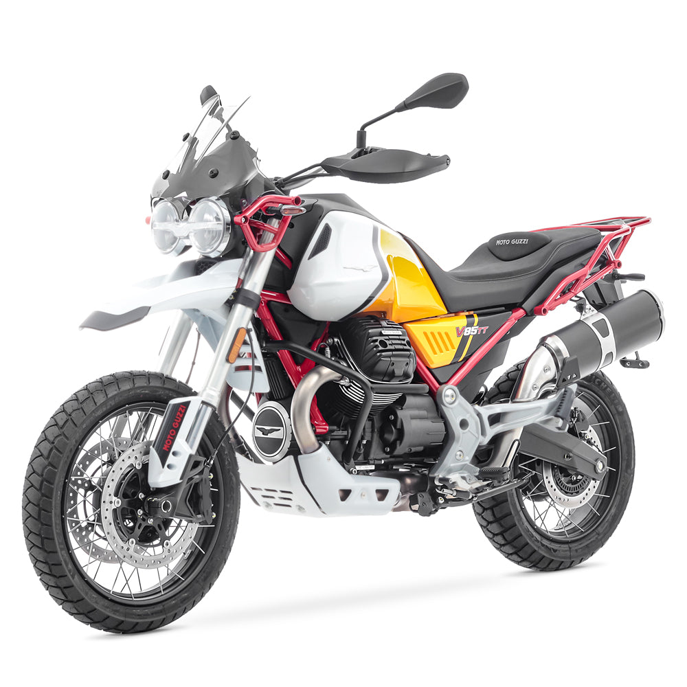 Crash bar pentru Moto Guzzi V85 TT 19-24, Partea de jos, Negru Protectie motor
