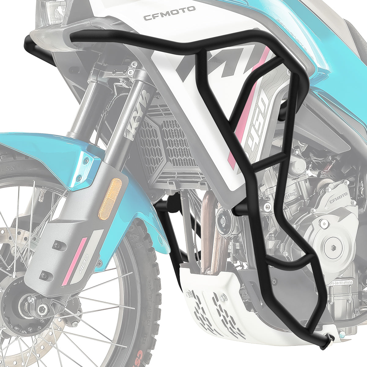 Crash bar pentru CFMoto 450MT 24-25, Negru, Complet