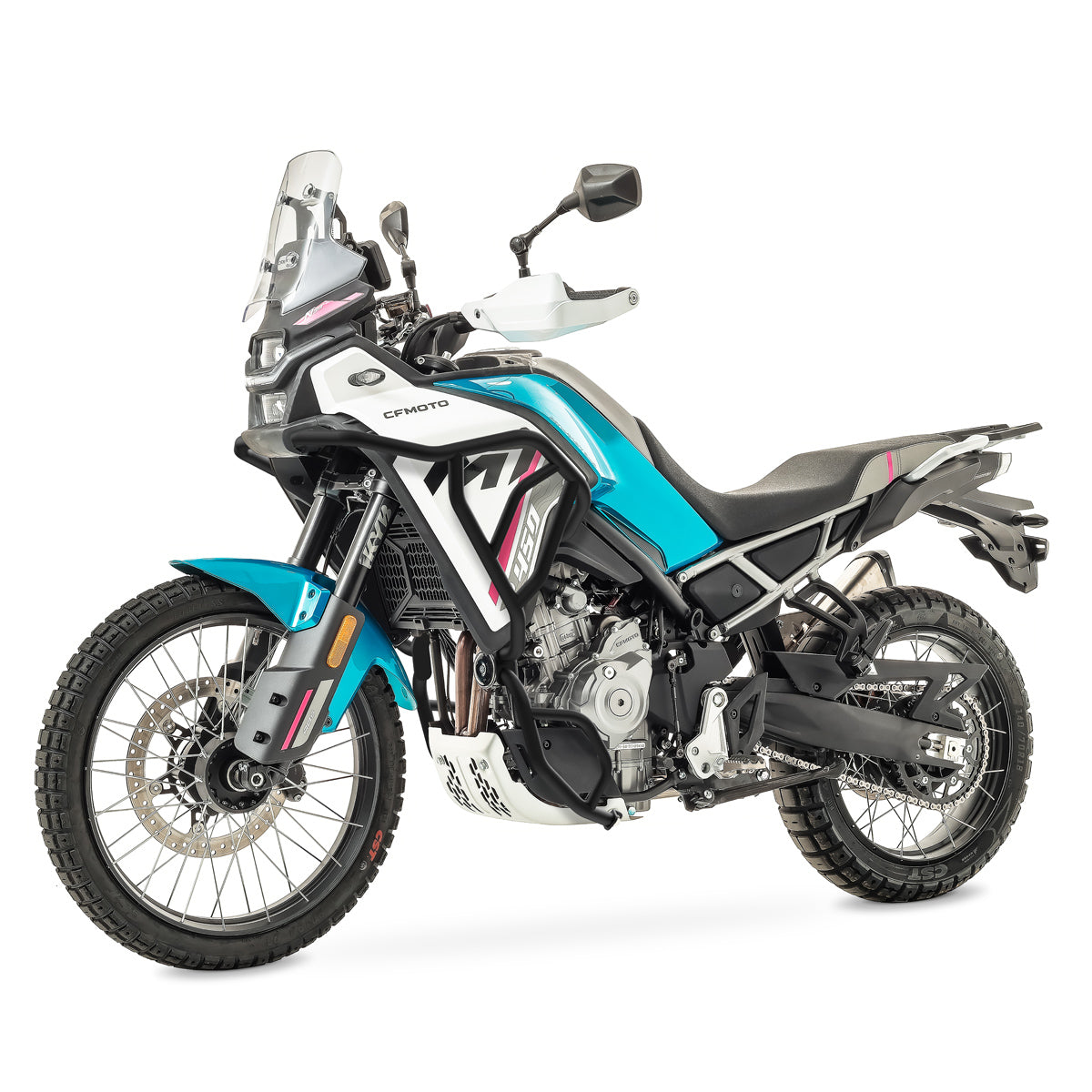 Crash bar pentru CFMoto 450MT 24-25, Negru, Set complet