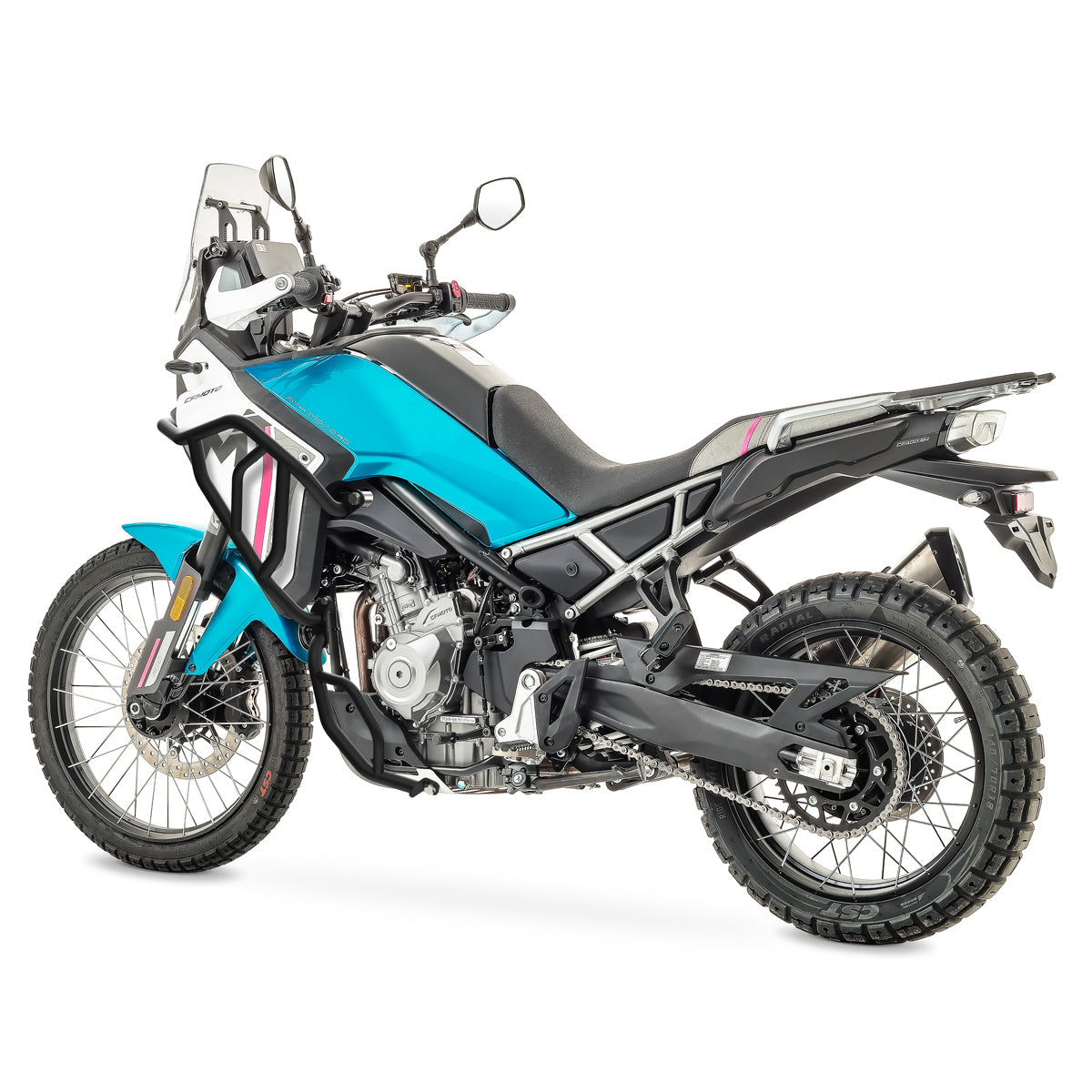 Crash bar pentru CFMoto 450MT 24-25, Negru, Set complet