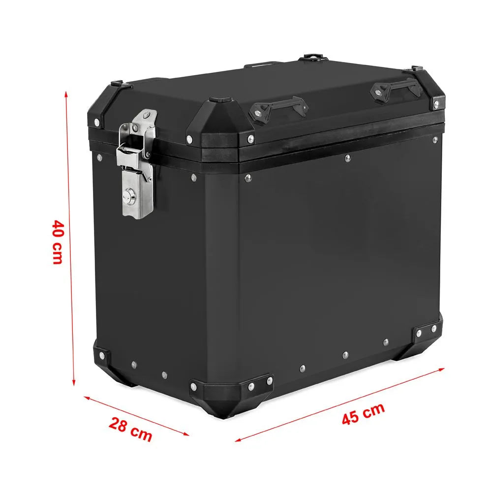 Set de cutii din aluminiu GX 38-45 litri + adaptor + 2x genti suplimentare BF2