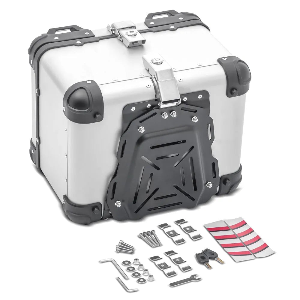 Moto Cutie, Top Case Bagtecs XS45 , 45 litri, argintie