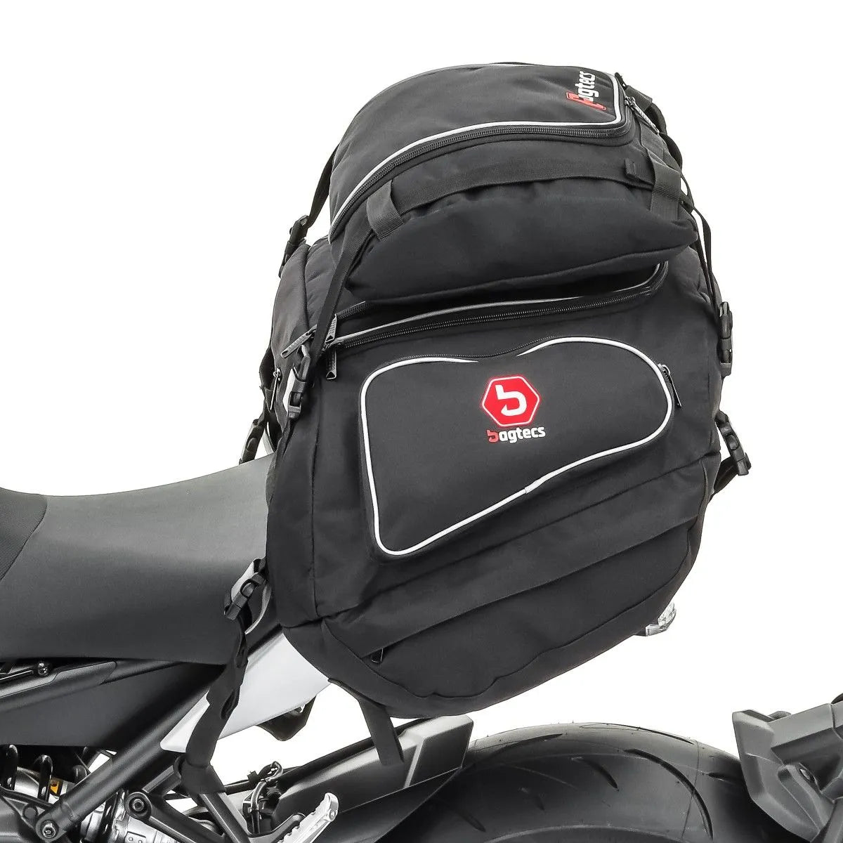 Set genti codita moto Bagtecs X50 si X52, Negru