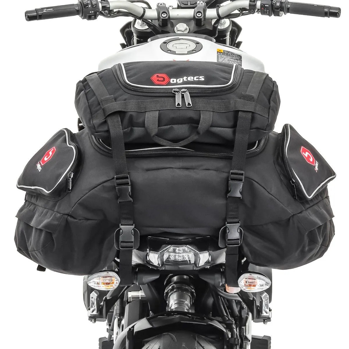 Set genti codita moto Bagtecs X50 si X52, Negru