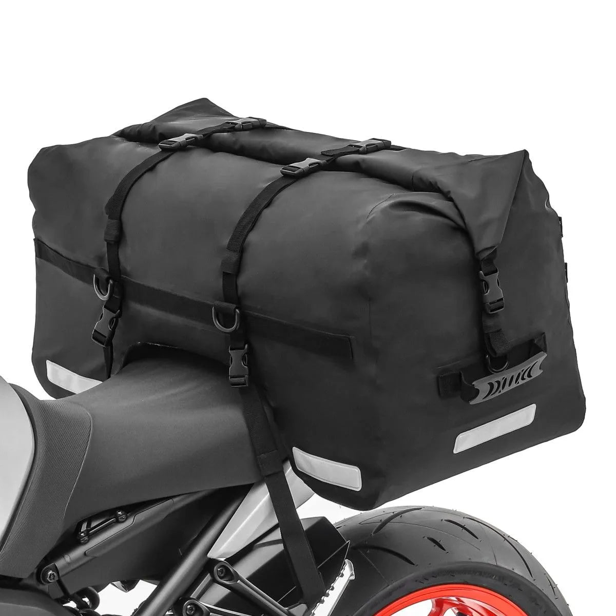 Set geanta codita Bagtecs SX70 impermeabila, 70 L, negru