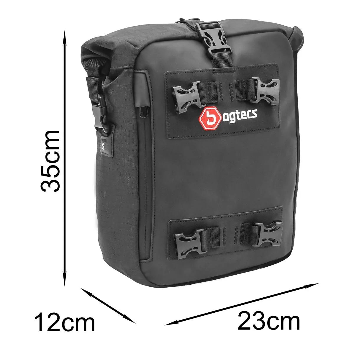 Geanta motociclete Bagtecs KH1 Rucsac 10 Litri negru - BF
